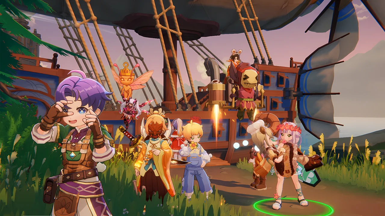 Ragnarok: The New World: a town area with NPCs, shops and players gathering, showing the classic Ragnarok art style